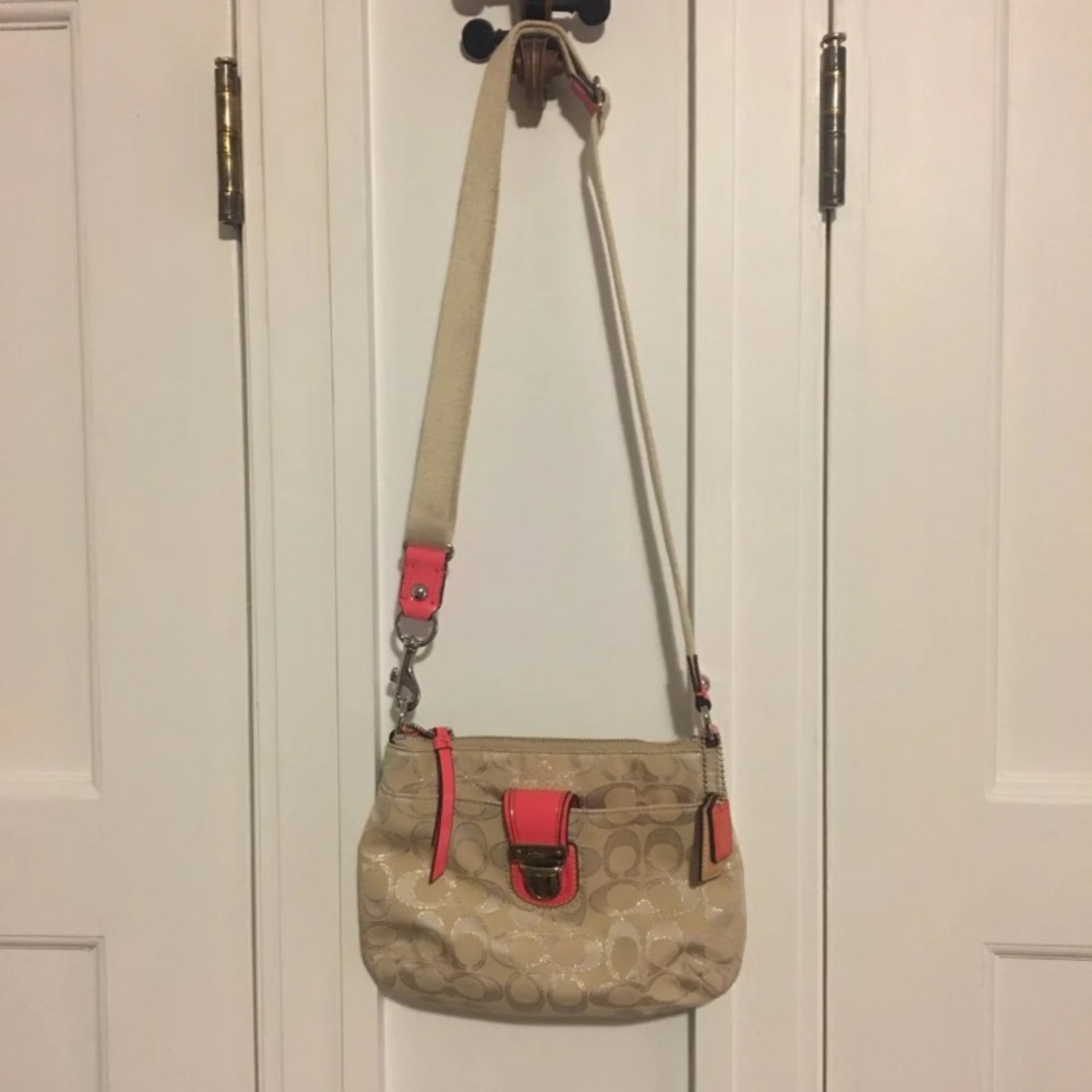 Never used coach cross body bag!